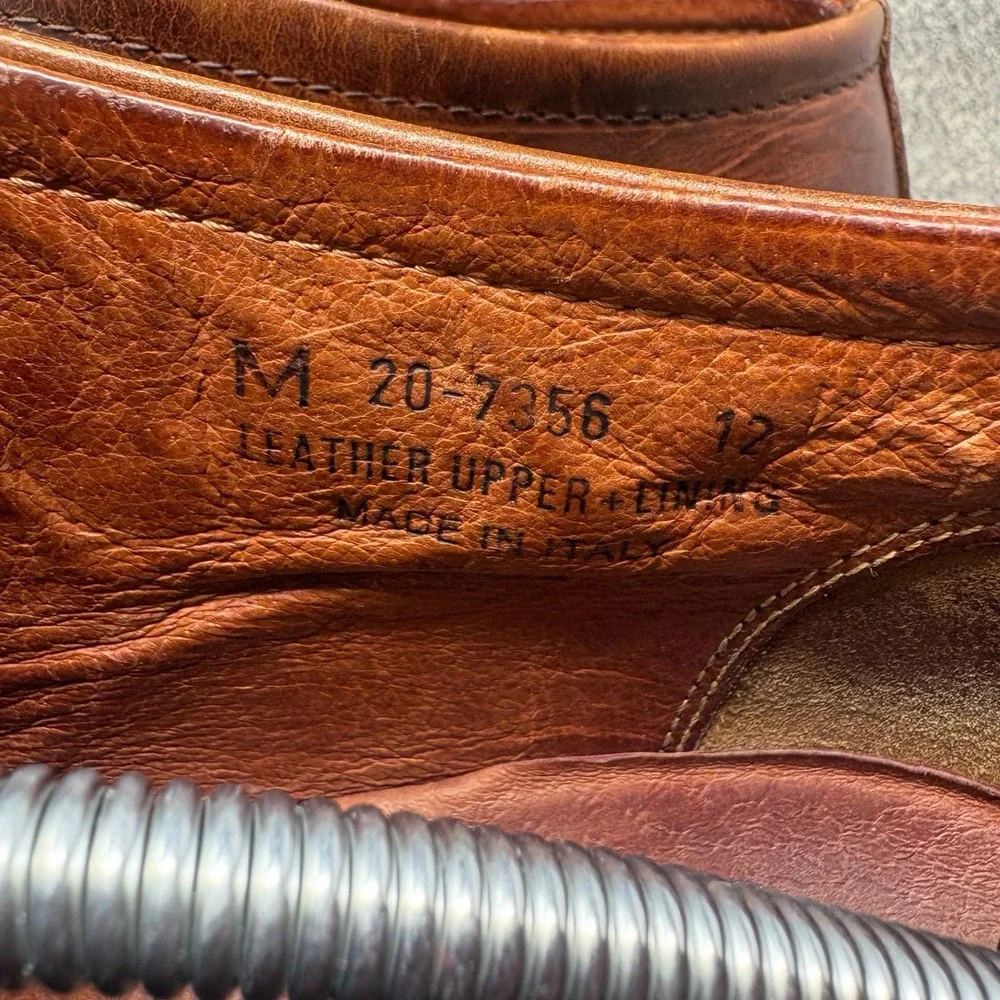 Johnston & Murphy brown monk straps